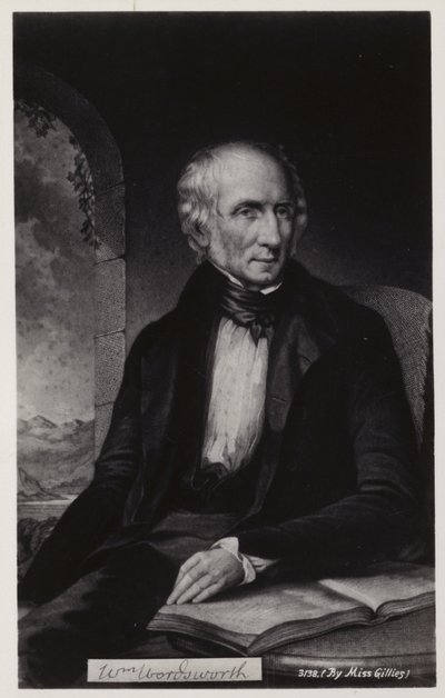 William Wordsworth (1770-1850), Engels dichter (litho) door English School