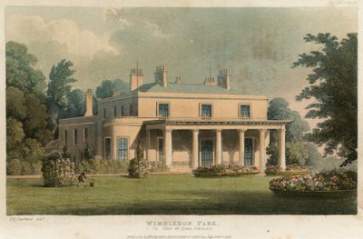 Wimbledon Park, het landgoed van Earl Spencer door English School
