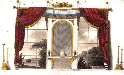Raamgordijn voor een boudoir, plaat 3 uit Ackermann