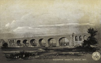 Wolverton Viaduct, augustus 1837 door English School