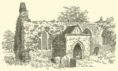 Wycliffe Kerk (gravure) door English School