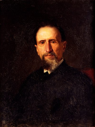 Portret van ingenieur Antonio Magni door Enrico Crespi