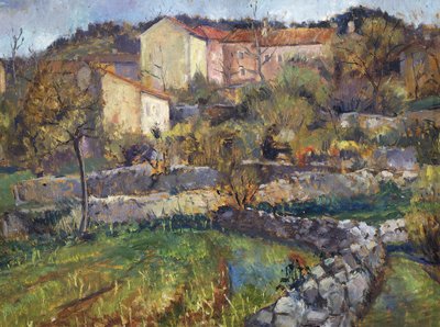 Stad in Karst door Enrico Fonda