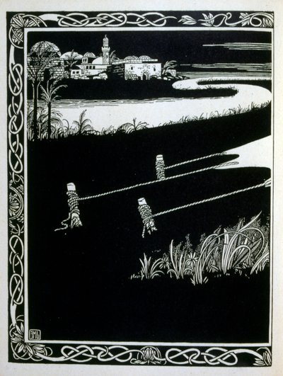 Enak voor Gemorrhe (Gomorra), uit het boek Juda geïllustreerd door Ephraim Moses Lilien (1874-1925). Lilien wordt beschouwd als de vader van de zionistische iconografie, gecreëerd in de Jugendstil (Duitse art nouveau) stijl. Hij illustreerde 