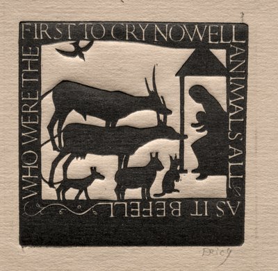 Alle Dieren: Wie Waren de Eerste die Nowell Huilden? door Eric Gill