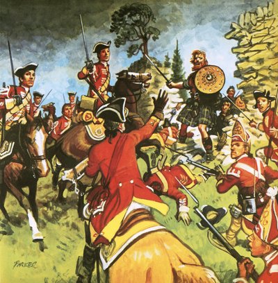 Slag bij Culloden door Eric Parker