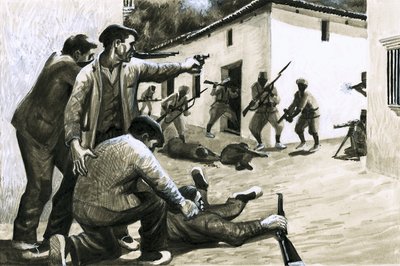 Soldaten van de Spaanse Burgeroorlog door Eric Parker