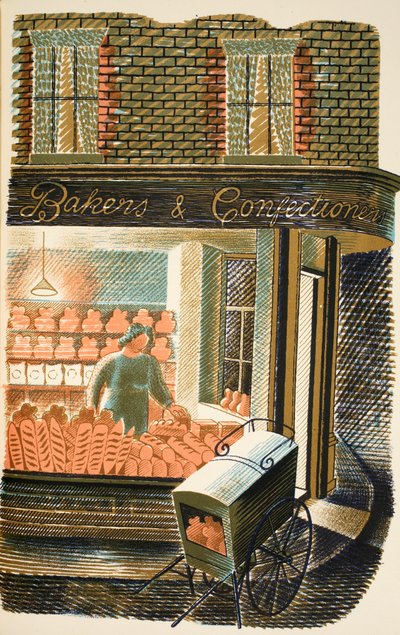 Bakker en banketbakker, illustratie uit 