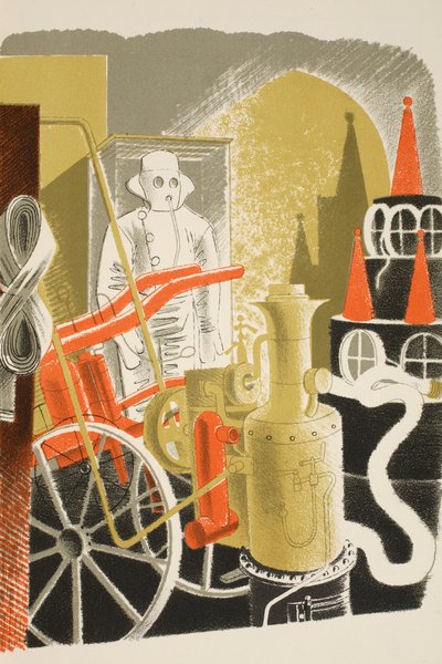 Brandweerman, illustratie uit 