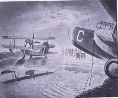 Ochtend op parade, uit British Adventure gepubliceerd door Collins, 1947 door Eric Ravilious