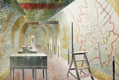Nr. 1 Kaartgang door Eric Ravilious
