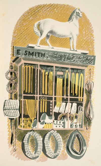 Zadelmaker en harnasmaker, illustratie uit 