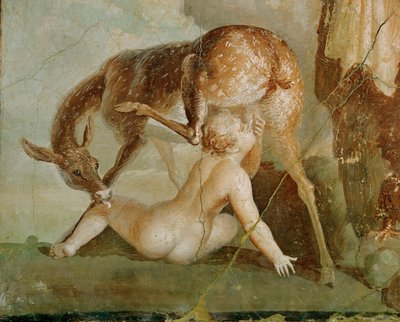 Herakles vindt zijn zoon Telephos in Arcadië door Erich Lessing