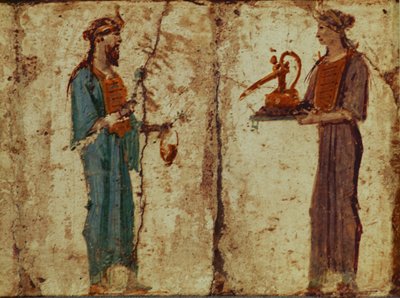 Priester en Priesteres van Isis door Erich Lessing