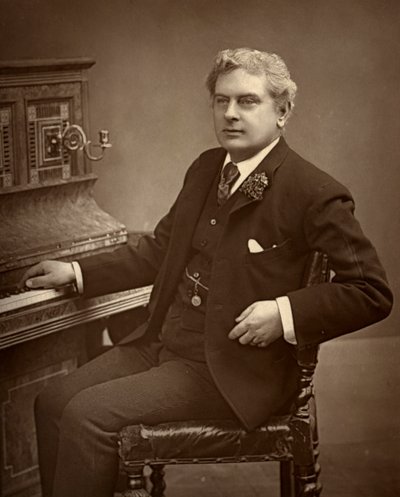 Arthur Cecil, Britse acteur, komiek, toneelschrijver en theatermanager, 1887 door Ernest Barraud