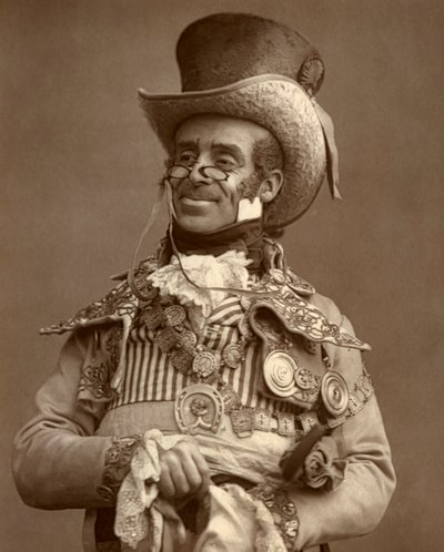 Arthur Roberts, Britse acteur, komiek en music hall entertainer, 1888 door Ernest Barraud