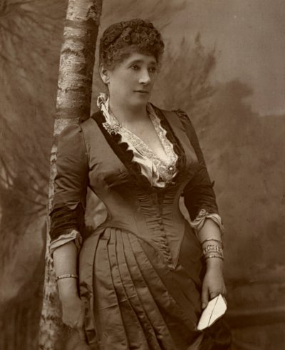 Mevrouw John Wood, Britse actrice en theatermanager, 1888 door Ernest Barraud