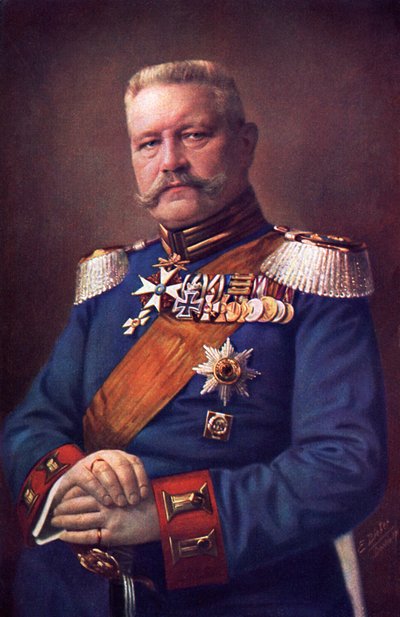 Paul von Hindenburg door Ernest Bieler