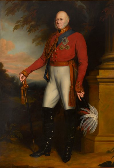 Portret van Z.K.H. Adolphus Frederick, hertog van Cambridge (1774-1850) door Ernest Gustave Girardot
