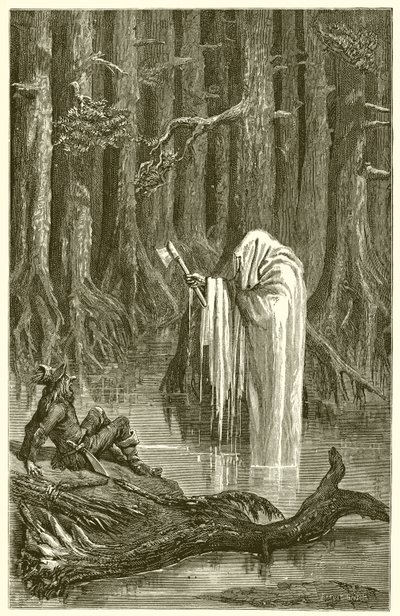 Mercurius en de Houthakker door Ernest Henry Griset