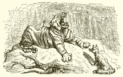 De Vos en de Tijger door Ernest Henry Griset