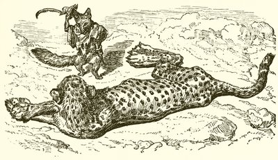 De Luipaard en de Vos door Ernest Henry Griset