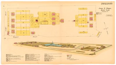 Hexamer General Survey; volume 25, plaat 2432-2433, 1891 door Ernest Hexamer