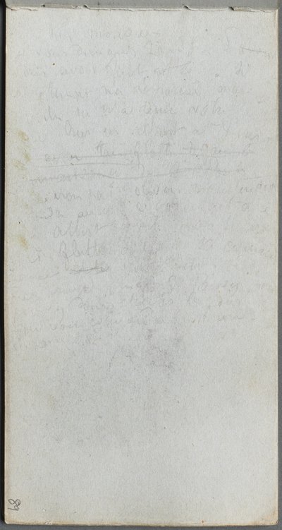 Schetsboek, Pagina 89: Notities door Jean Louis Ernest Meissonier