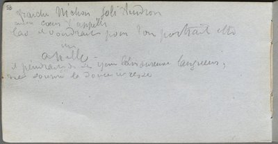 Schetsboek, pagina 95: Aantekeningen door Jean Louis Ernest Meissonier