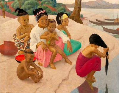 Aan de Oevers van de Irawaddy door Ernest Procter