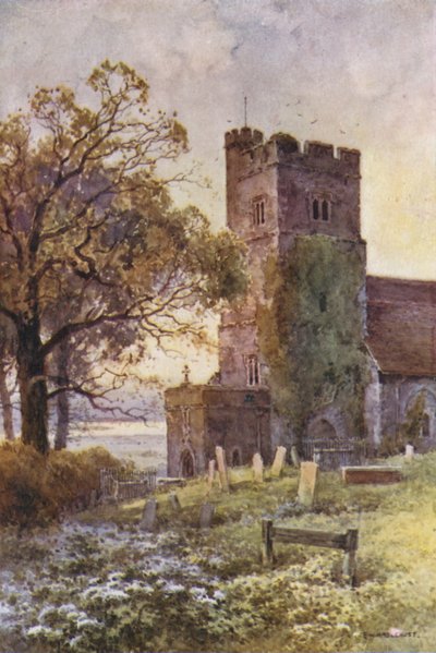Krijt Kerk door Ernest William Haslehust