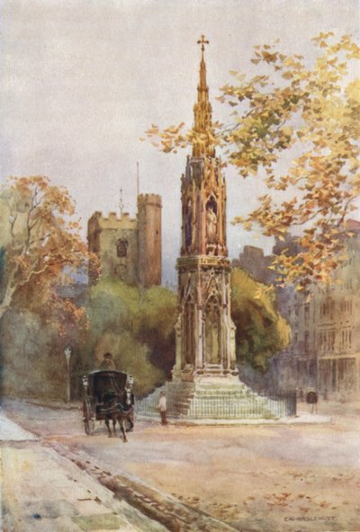 Martelarenmonument en St. Giles door Ernest William Haslehust
