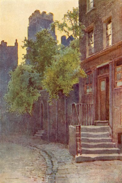 Oude Kazerneyard, Belgravia door Ernest William Haslehust