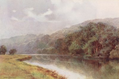 Rivier de Theems: Cliveden Woods door Ernest William Haslehust