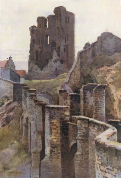 Scarborough Castle door Ernest William Haslehust