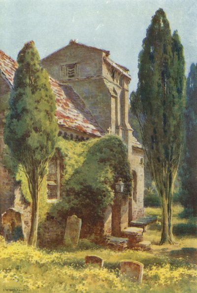 Studland Church door Ernest William Haslehust