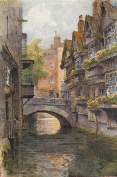De Canterbury wevers (kleur litho) door Ernest William Haslehust