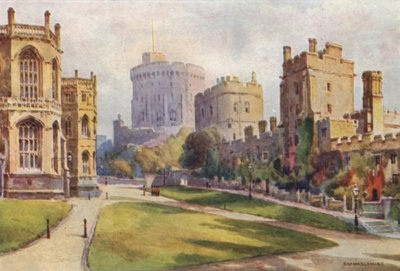 De Benedenhof, Windsor Kasteel door Ernest William Haslehust