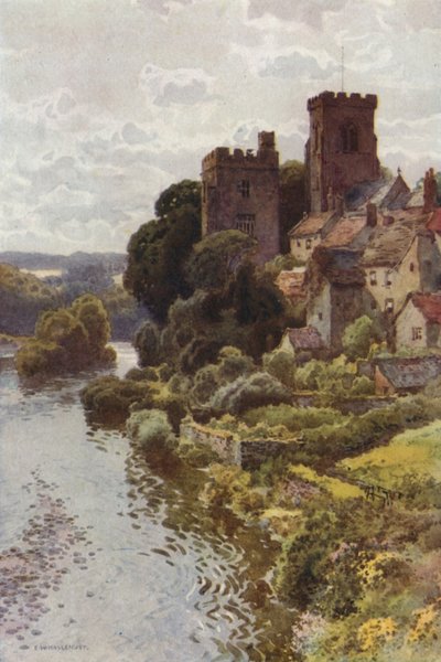 Het Oude Wereld Dorp Tanfield door Ernest William Haslehust