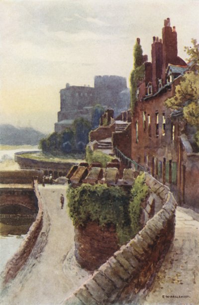 De Muren nabij Bridgegate door Ernest William Haslehust