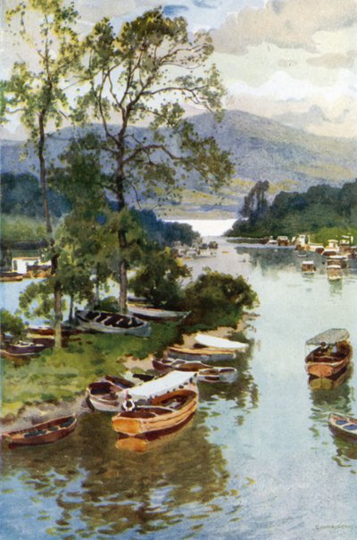 Uitzicht vanaf Balloch Brug door Ernest William Haslehust