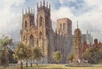 York Minster door Ernest William Haslehust