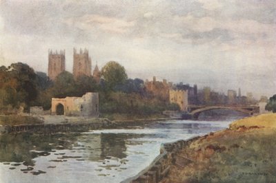 York vanaf de Ouse door Ernest William Haslehust