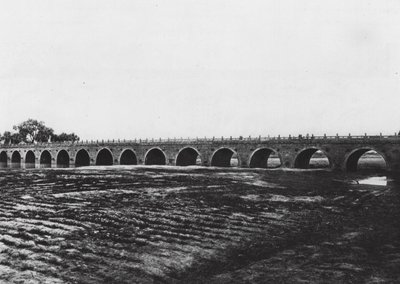 Yenchoufu, Shantung, Brug door Ernst Boerschmann
