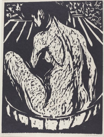 Vrouwelijk Naakt door Ernst Ludwig Kirchner