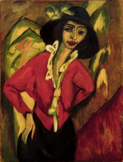 Vrouwenhoofd, Gerda door Ernst Ludwig Kirchner