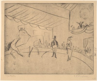 Hippodroom door Ernst Ludwig Kirchner