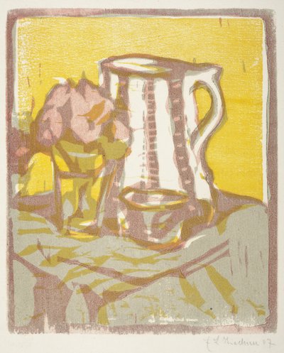 Stilleven door Ernst Ludwig Kirchner