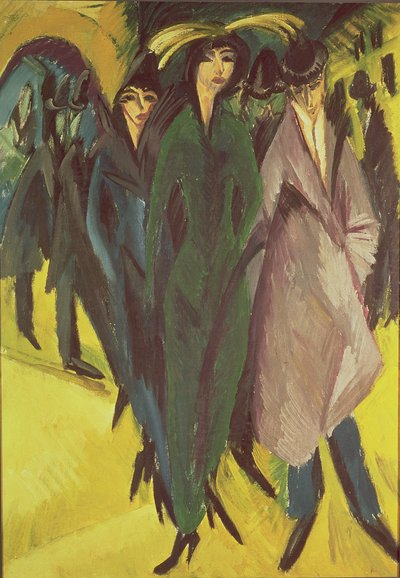 Vrouwen op straat door Ernst Ludwig Kirchner