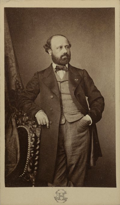 Portret van de componist François Bazin door Erwin Hanfstaengl